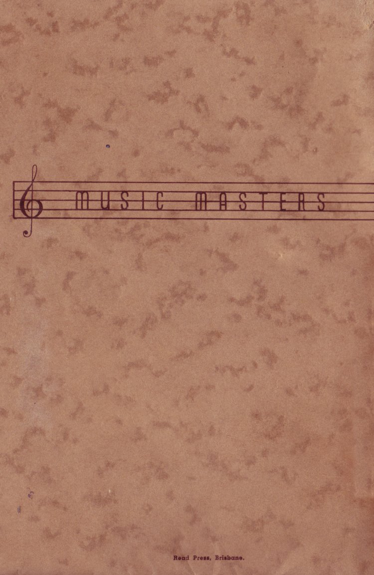 Music Masters catalogue - back cover