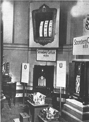 Stromberg's stand at the 1933 Radio Exhibition
